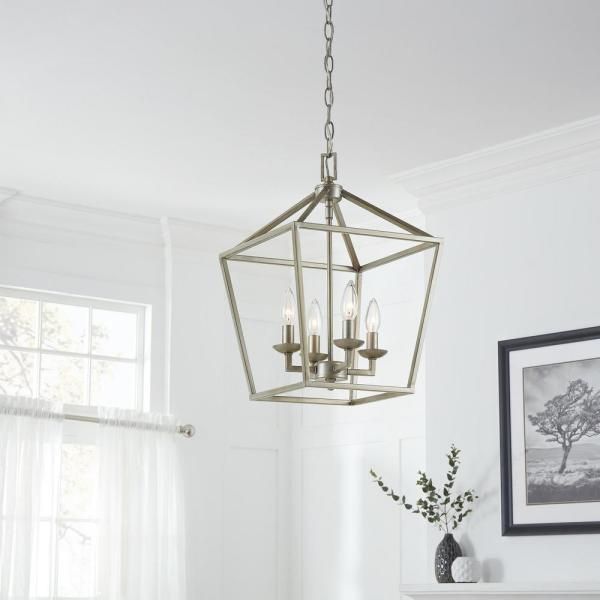 Weyburn Collection In Antique Silver Leaf – Lighting – The Throughout Four Light Antique Silver Chandeliers (View 1 of 15)