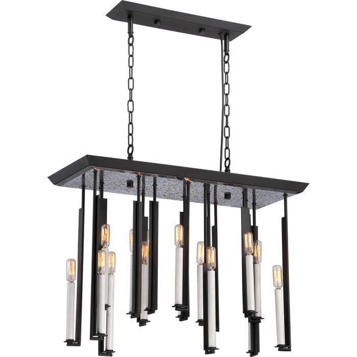 Williston Forge Hinson 16 – Light Kitchen Island Square Pertaining To 16 Light Island Chandeliers (View 9 of 15)