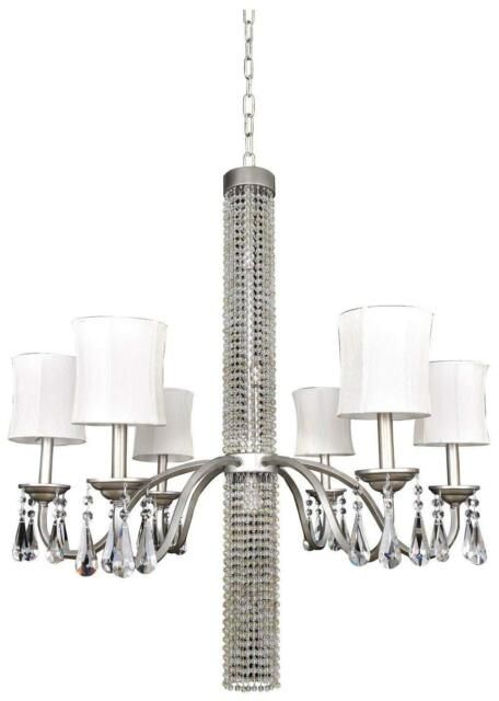 Albertina 11 Light Aged Silver And Firenze Clear Crystal Pertaining To Ornament Aged Silver Chandeliers (View 12 of 15)