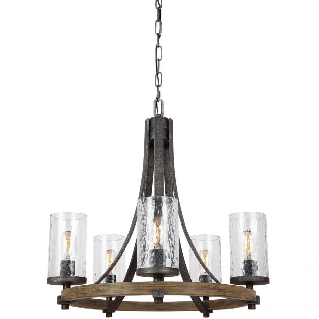 Angelo Small Chandelier | Small Chandelier, Chandelier With Weathered Oak Wagon Wheel Chandeliers (View 3 of 15)