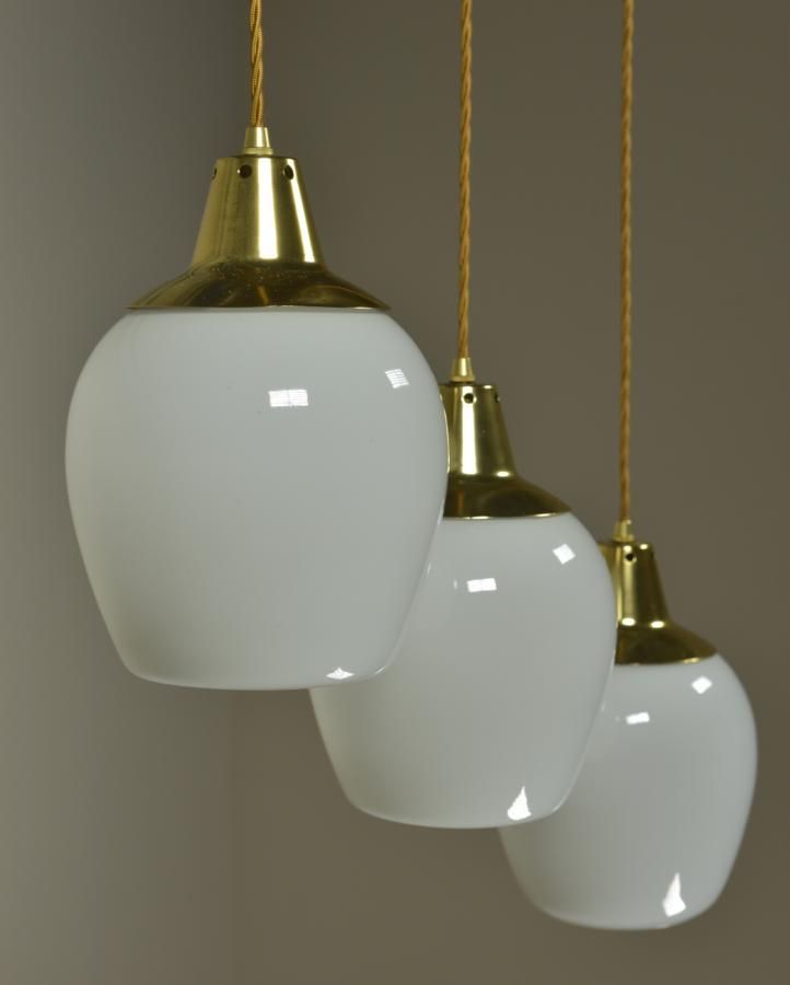 Antique & Reclaimed Listings 8 Gold Capped Opaline Pendant Inside Antique Gold Pendant Lights (View 8 of 15)