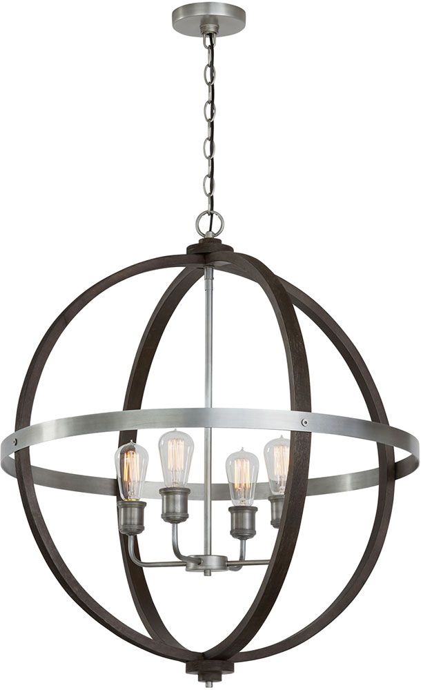 Capital Lighting 335843Cm Ashton Modern Carbon Grey Inside Stone Gray And Nickel Chandeliers (View 13 of 15)