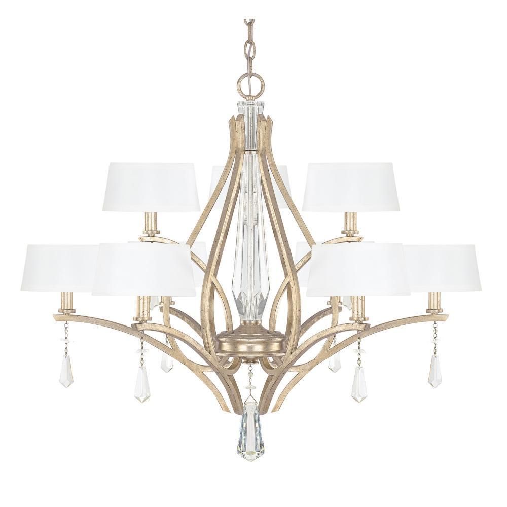 Capital Lighting 4229Wg 549 Cr – Margo 9 Light Chandelier With Winter Gold Chandeliers (View 3 of 15)