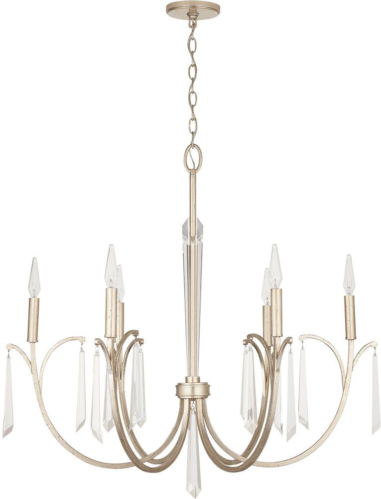 Capital Lighting 437061Wg Gwyneth Winter Gold 34 With Winter Gold Chandeliers (View 14 of 15)