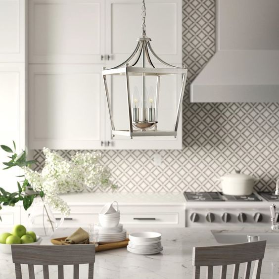 Choosing Lantern Pendants For Your Kitchen | Drivendecor For Gray And Nickel Kitchen Island Light Pendants Lights (View 12 of 15)