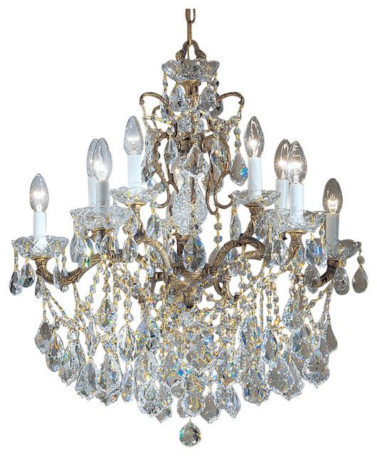 Classic Madrid Imperial 10 Lt Chandelier, Bronze With Regard To Roman Bronze And Crystal Chandeliers (View 15 of 15)