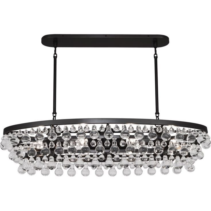 Clear Ice–Oval Large Chandelier – Deep Patina Bronze Within Bronze Oval Chandeliers (View 13 of 15)