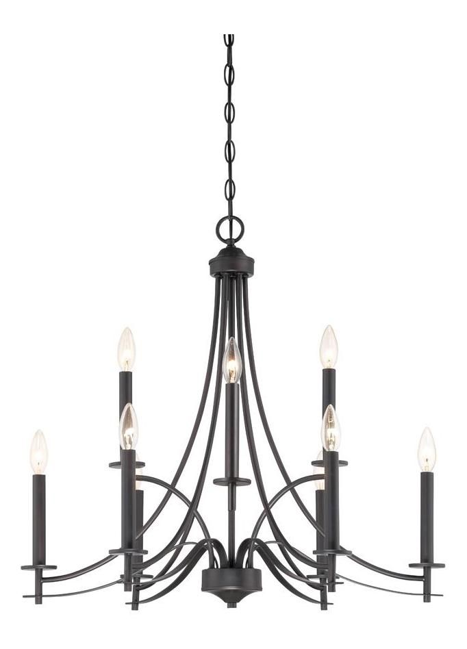 Designers Fountain Biscayne Bronze Cassina 9 Light 2 Tier Intended For Bronze Round 2 Tier Chandeliers (View 13 of 15)