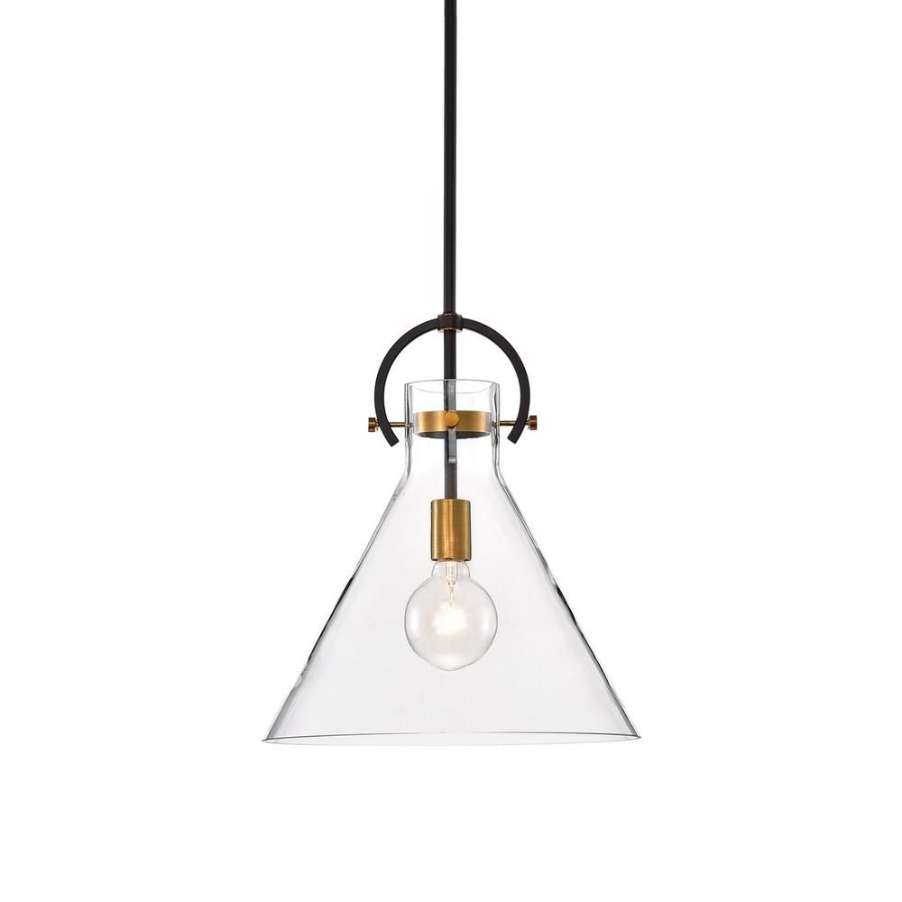 Edvivi 1 Light Oil Rubbed Bronze And Antique Gold Pendant In Antique Gold Pendant Lights (View 13 of 15)