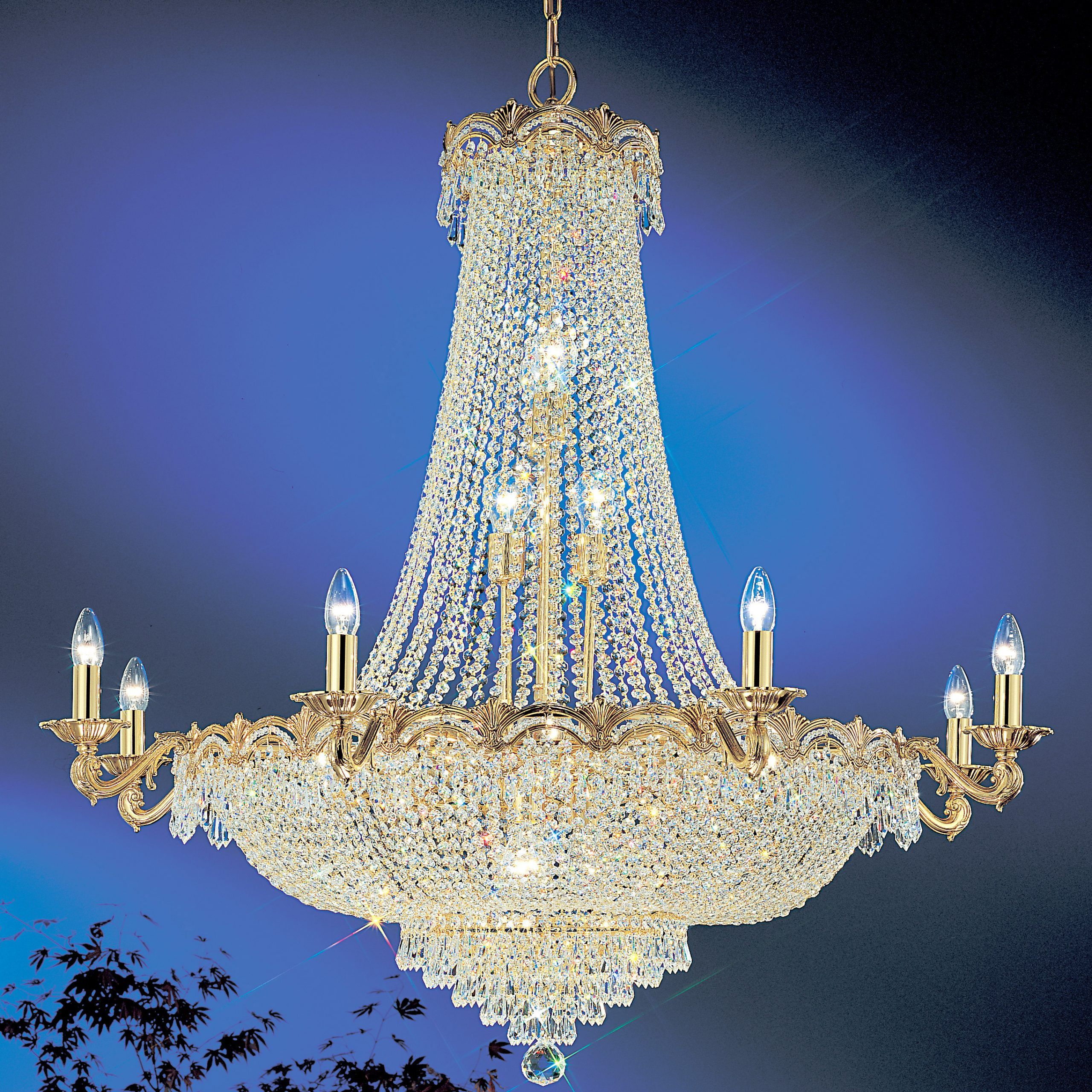 Empire Crystal Chandelier – Model No (View 1 of 15)