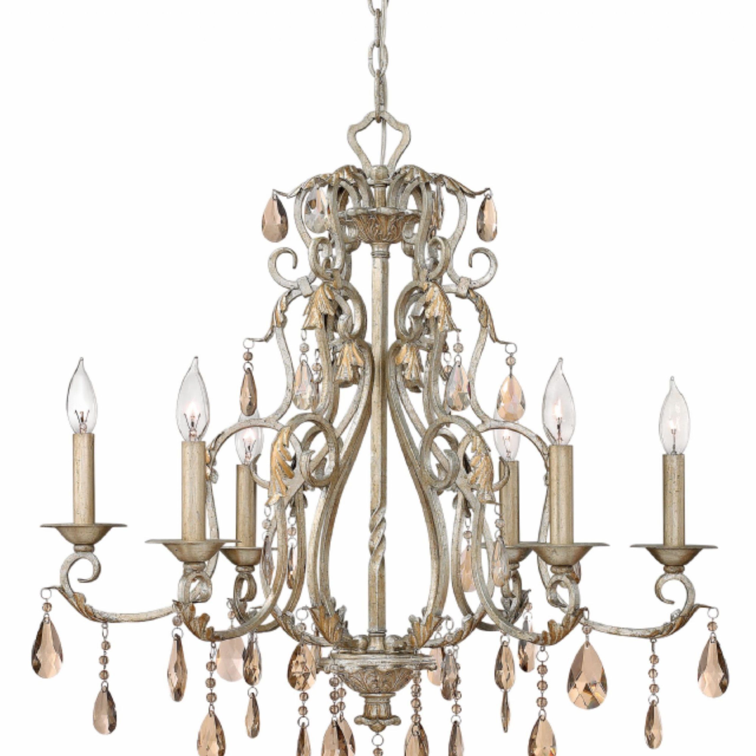 Hinkley Lighting Carries Many Silver Leaf Carlton Pertaining To Silver Leaf Chandeliers (View 2 of 15)
