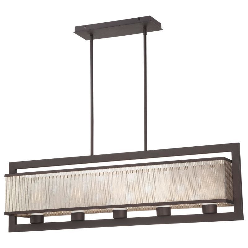 In Bronze W/Brushed Nickel Full Size | Kitchen Island In Gray And Nickel Kitchen Island Light Pendants Lights (View 8 of 15)