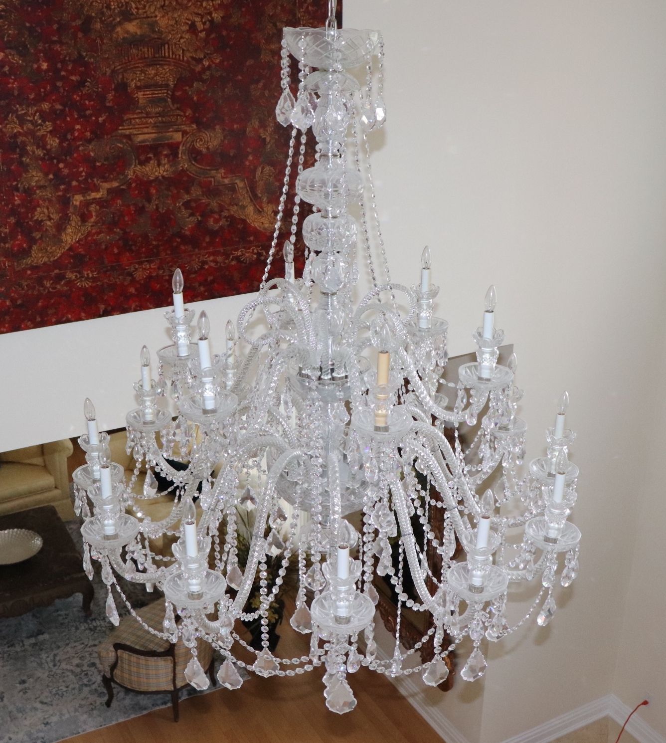 Price Lower Gorgeously Classic Schonbek Style Clear In Heritage Crystal Chandeliers (View 12 of 15)