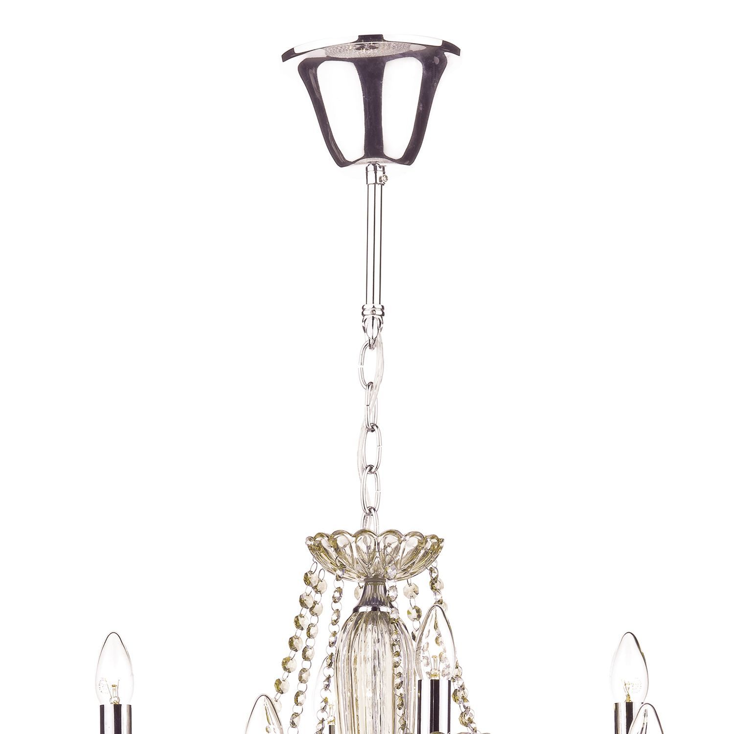 Raphael 12 Light Chandelier Champagne Crystal Pertaining To Champagne Glass Chandeliers (View 3 of 15)