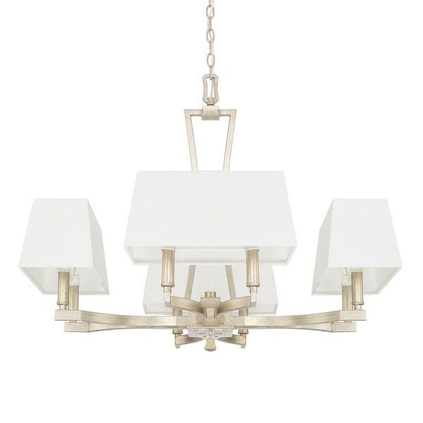 Shop Capital Lighting Westbrook Collection 8 Light Winter Throughout Winter Gold Chandeliers (View 13 of 15)