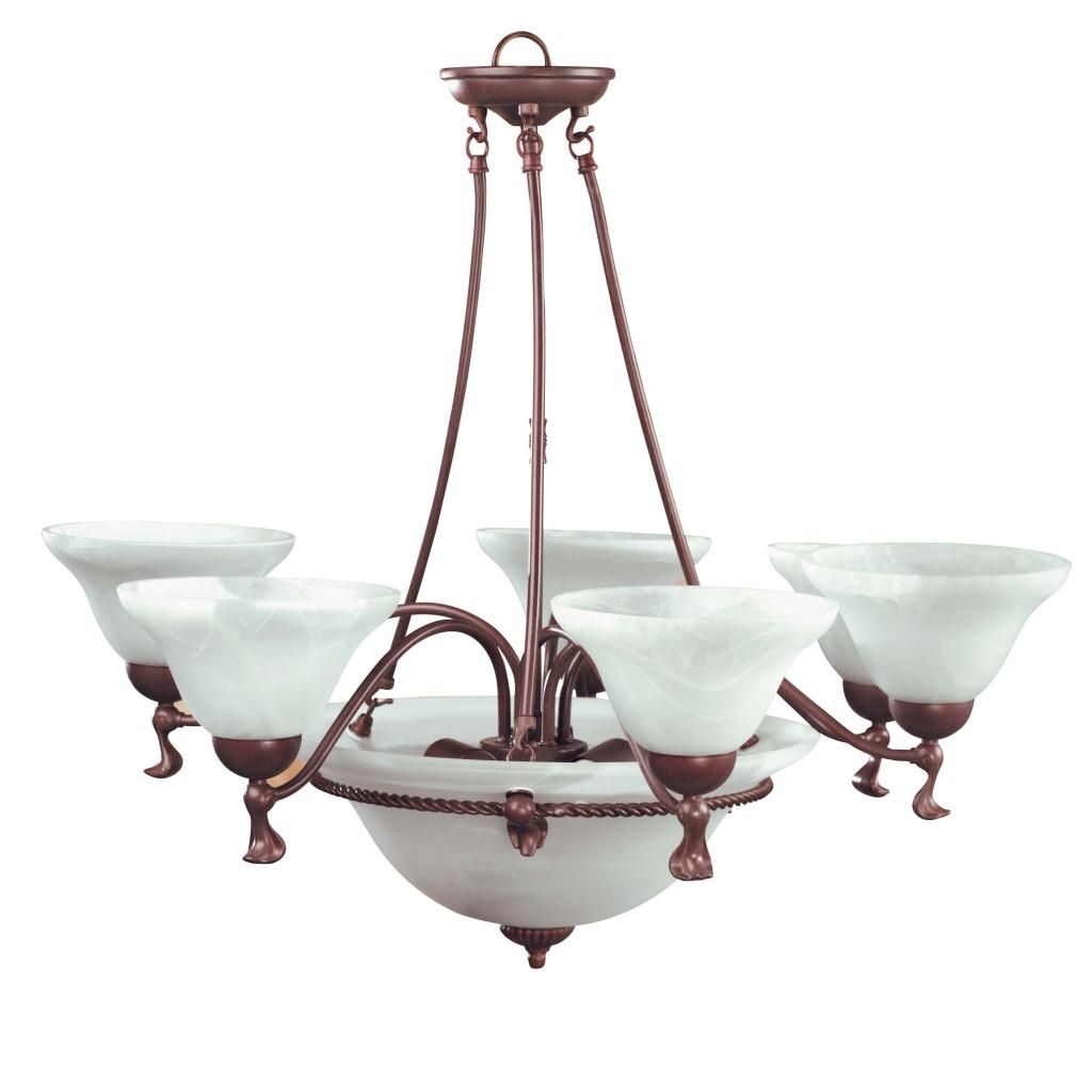 Shop Mahogany 9 Light Chandelier – Free Shipping Today With Mahogany Wood Chandeliers (View 9 of 15)