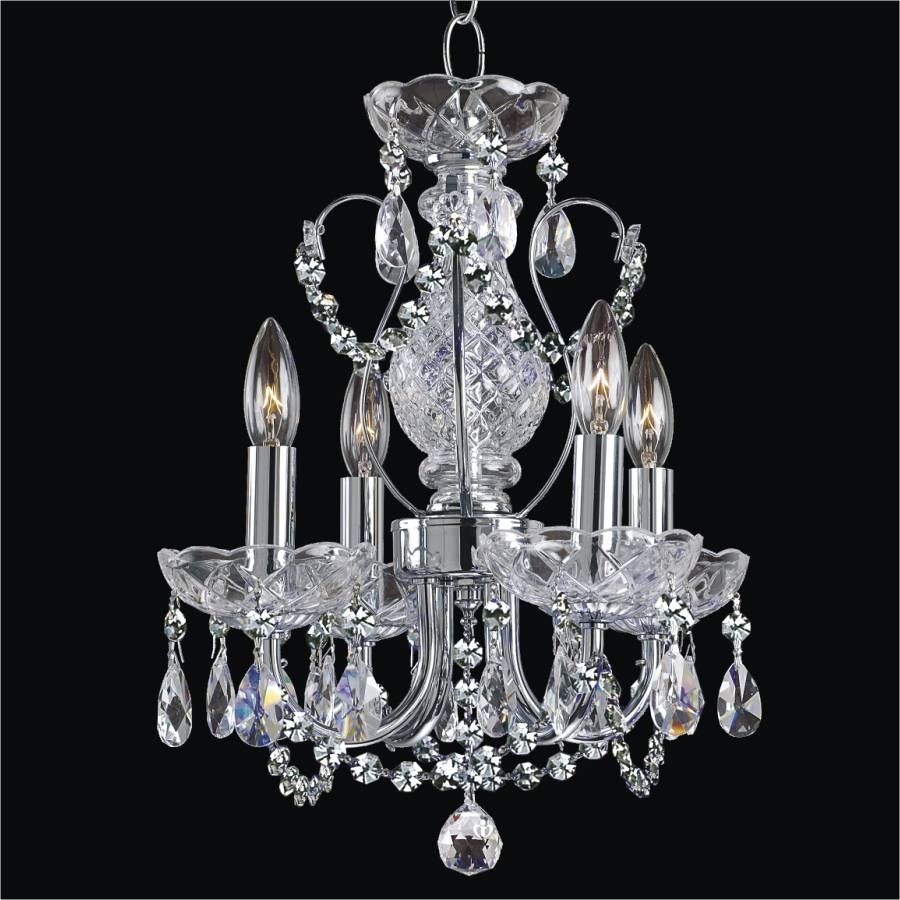 Small Crystal Chandelier | Petite Jewel 563 – Glow® Lighting For Walnut And Crystal Small Mini Chandeliers (View 8 of 15)