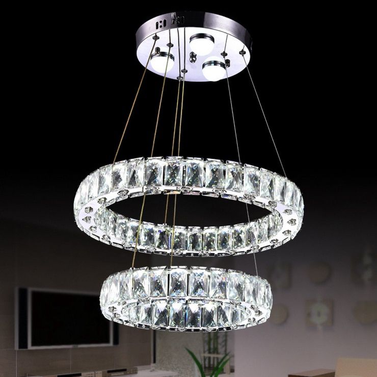 Top Quality Modern Crystal Chandelier Light For Living Regarding Warm Antique Gold Ring Chandeliers (View 1 of 15)