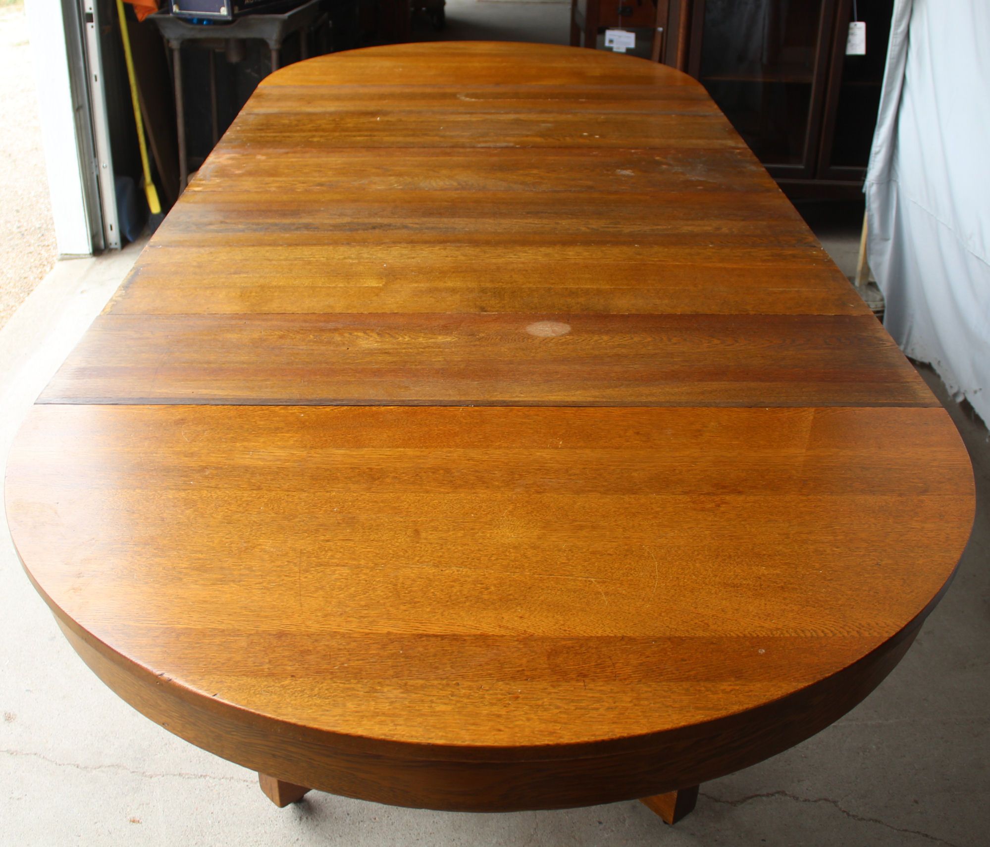 Bargain John'S Antiques | Antique Mission Round Oak Dining Intended For 2018 Antique Oak Dining Tables (View 2 of 15)