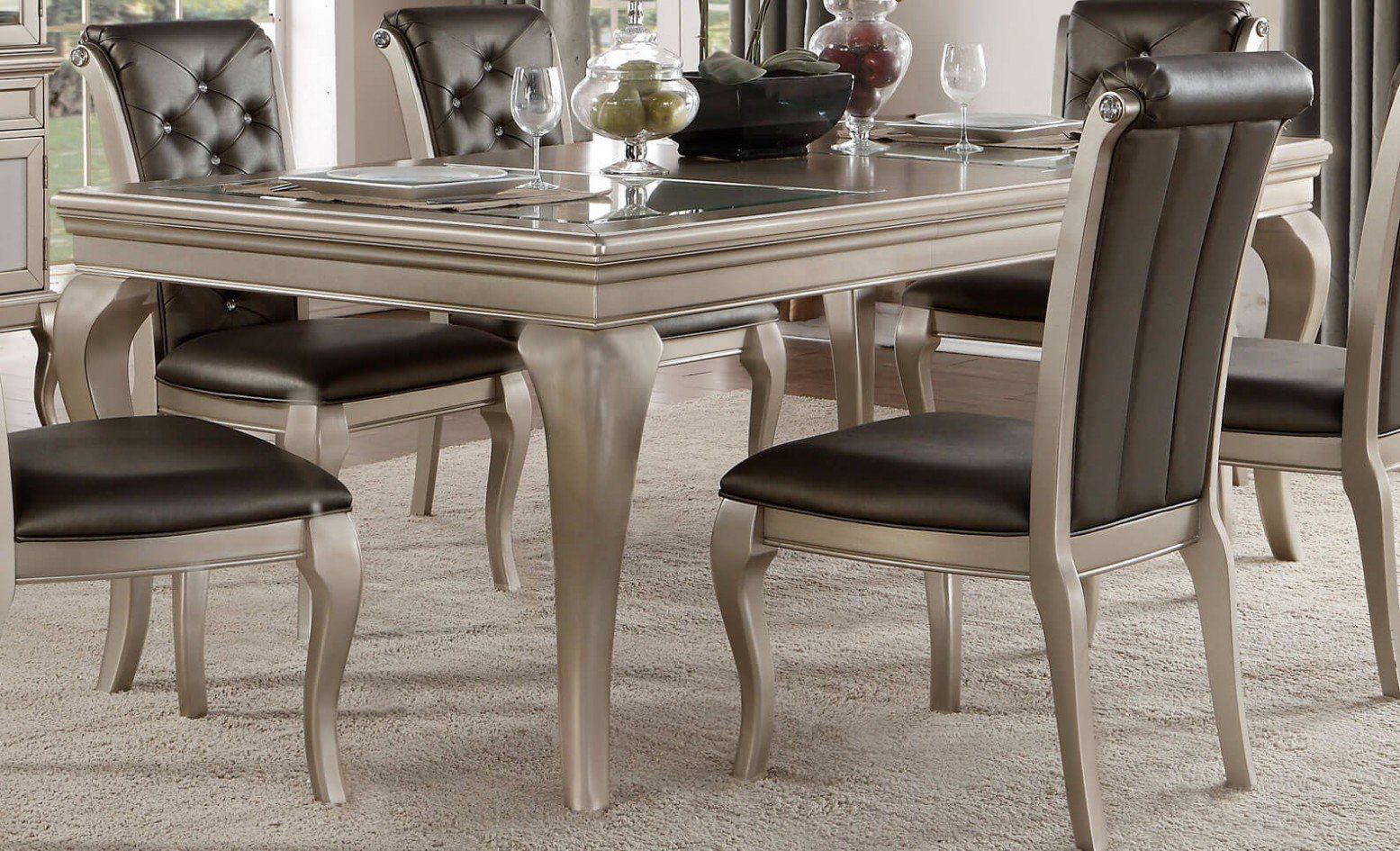 Crawford Transitional Rectangular Extendable Dining Table Intended For Best And Newest Natural Rectangle Dining Tables (View 10 of 15)