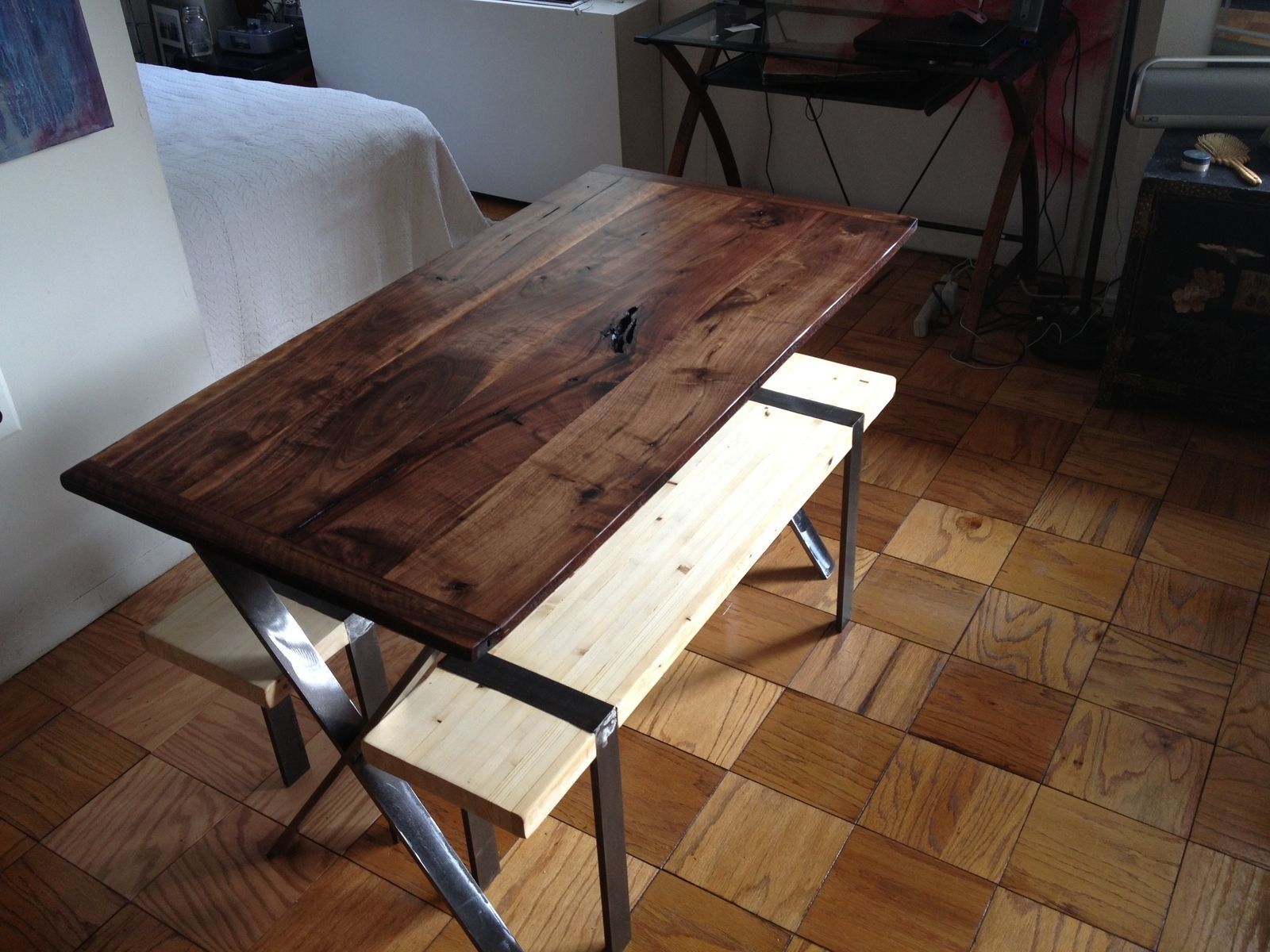Custom Made Black Walnut Dining Tabletlaustindesign In Most Current Black And Walnut Dining Tables (View 10 of 15)
