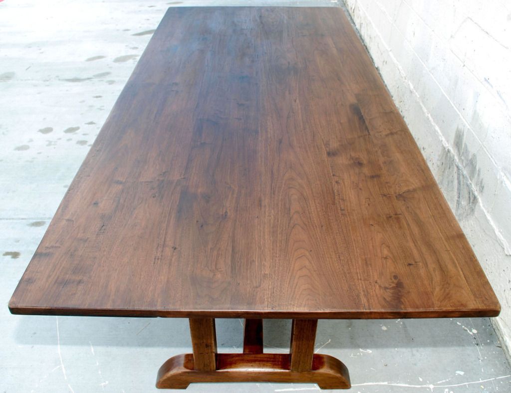 Dining Table In Vintage Walnut, Custom Madepetersen Pertaining To Newest Black And Walnut Dining Tables (View 8 of 15)
