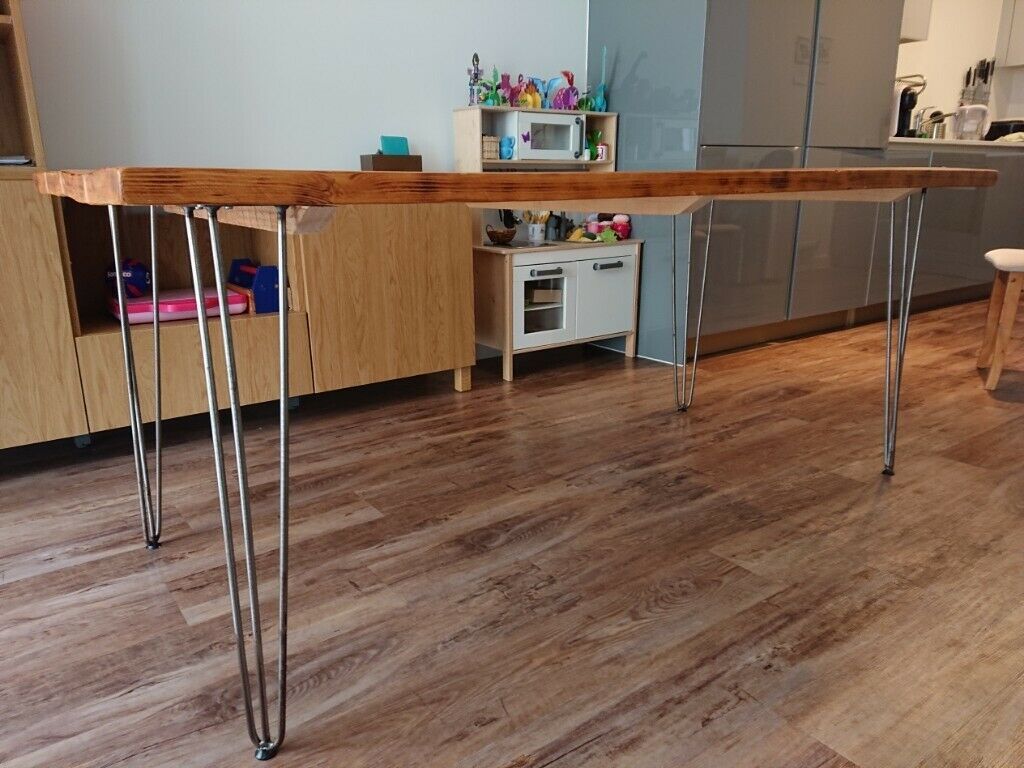 Diy Scaffolding Table Hairpin Legs 180X90X75 | In Lewisham With Regard To Most Recently Released Drop Leaf Tables With Hairpin Legs (View 12 of 15)
