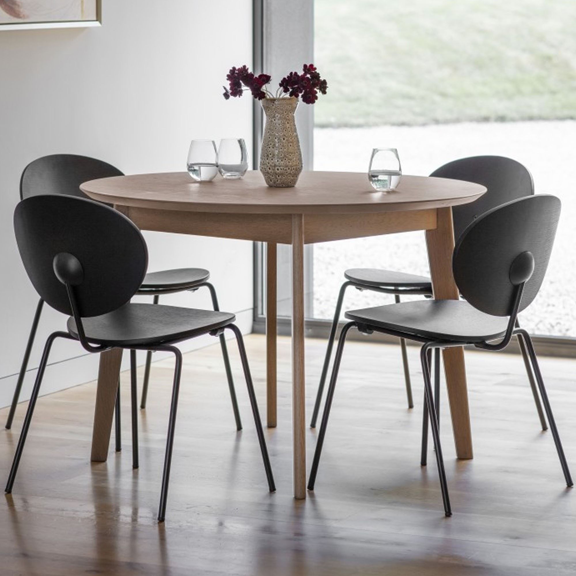 Forden Round Dining Table Grey | Grey Dining Table Inside 2017 Gray Dining Tables (View 5 of 15)