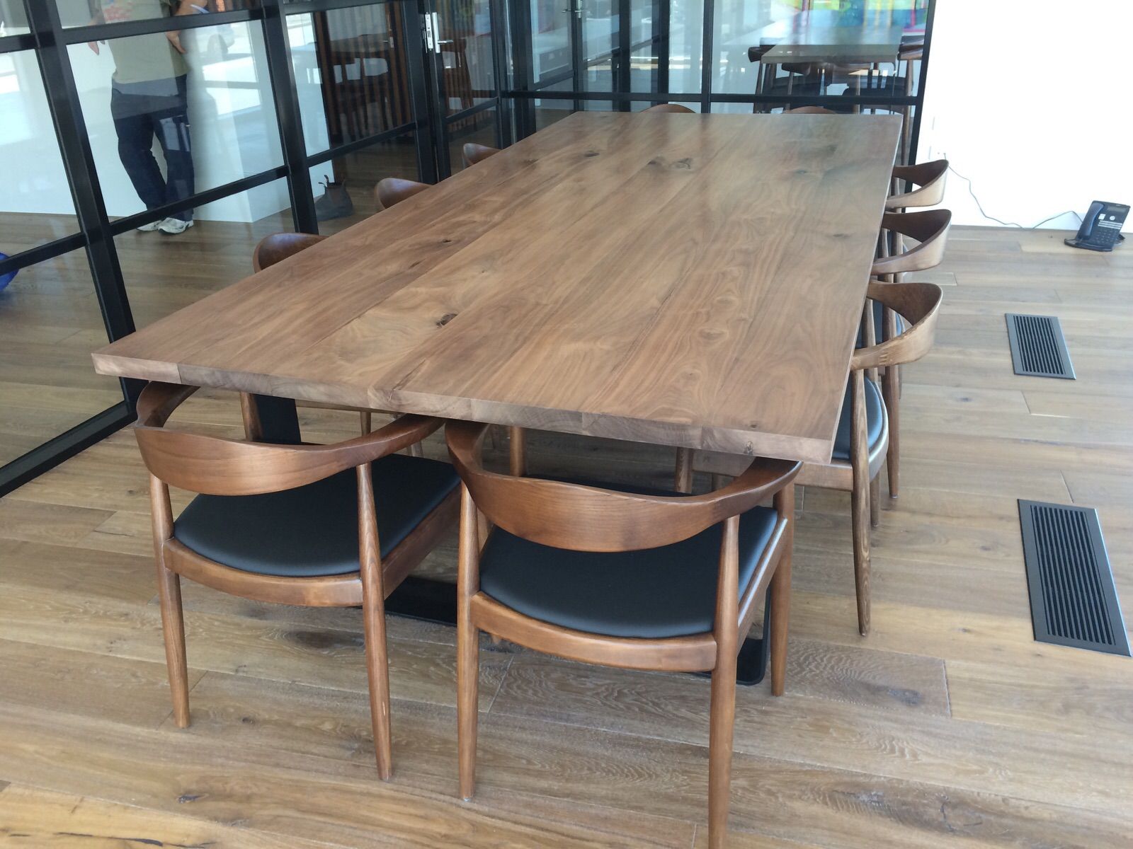 King Dining Table American Black Walnut – Lumber Furniture Throughout Most Up To Date Black And Walnut Dining Tables (View 12 of 15)