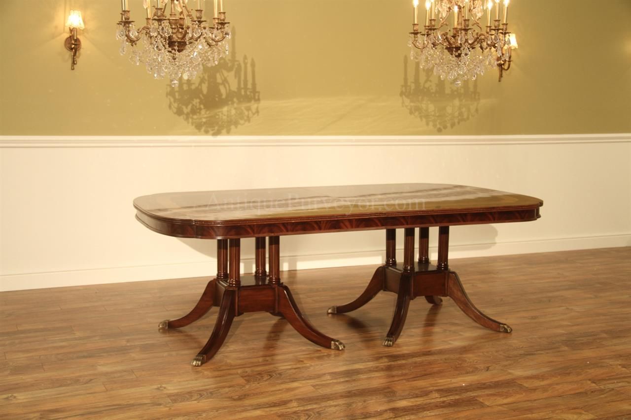Large 13 Foot Mahogany Dining Table Seats 16 People With Latest Mahogany Dining Tables (View 11 of 15)