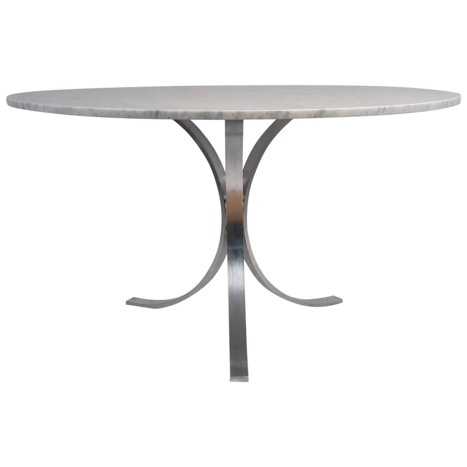 Mid Century Chrome Dining Table | Chrome Dining Table With Regard To Most Popular Chrome Metal Dining Tables (View 10 of 15)