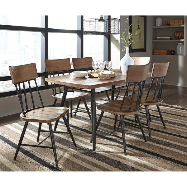 Signature Designashley Jorwyn Light Brown Rectangle Intended For Recent Light Brown Dining Tables (View 6 of 15)