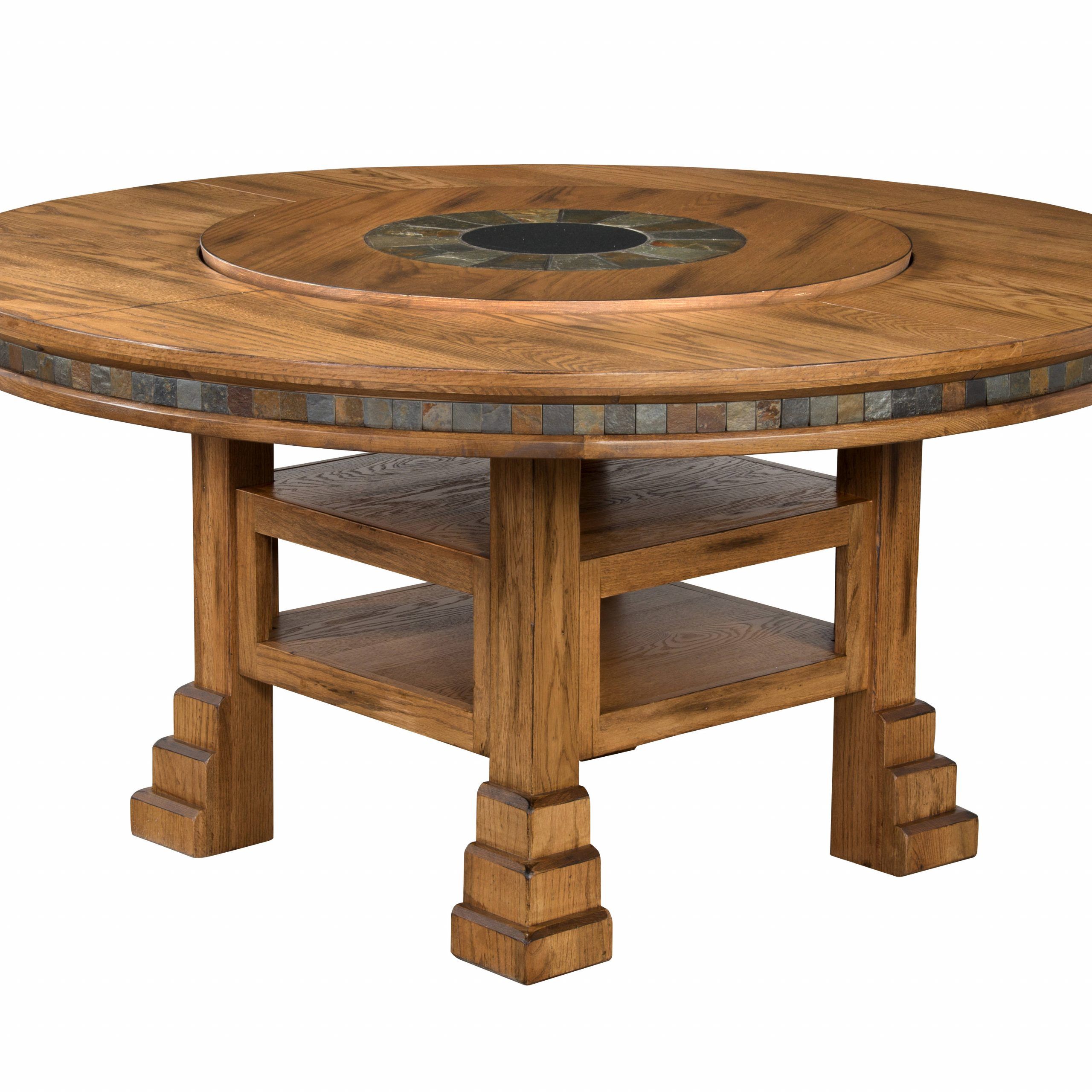 Sunny Designs Sedona Light Brown Round Table | The Classy Home Throughout Current Light Brown Round Dining Tables (View 1 of 15)