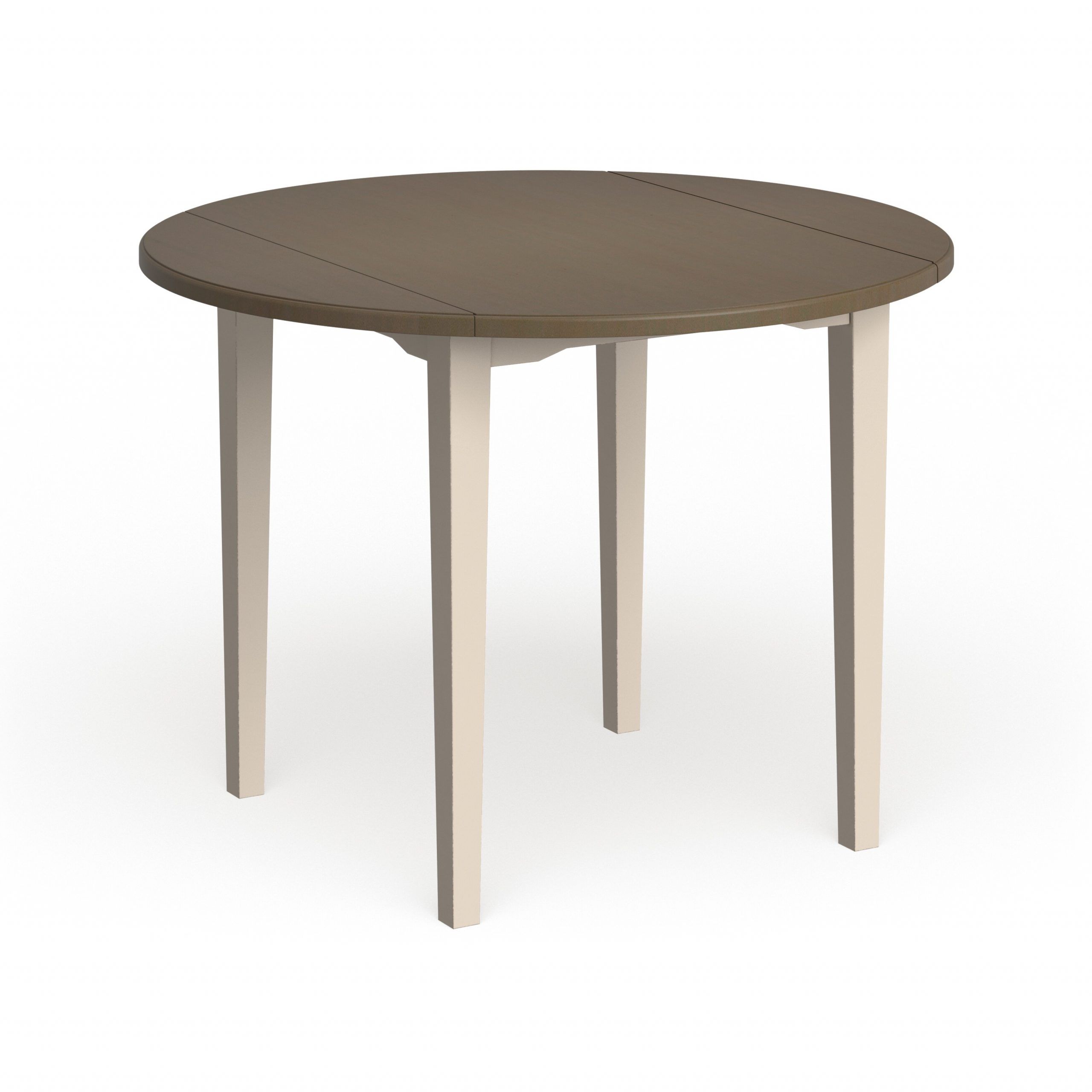 The Gray Barn Steeplechase Sea White – Grey Round Drop Throughout Most Recently Released Gray Drop Leaf Tables (View 13 of 15)