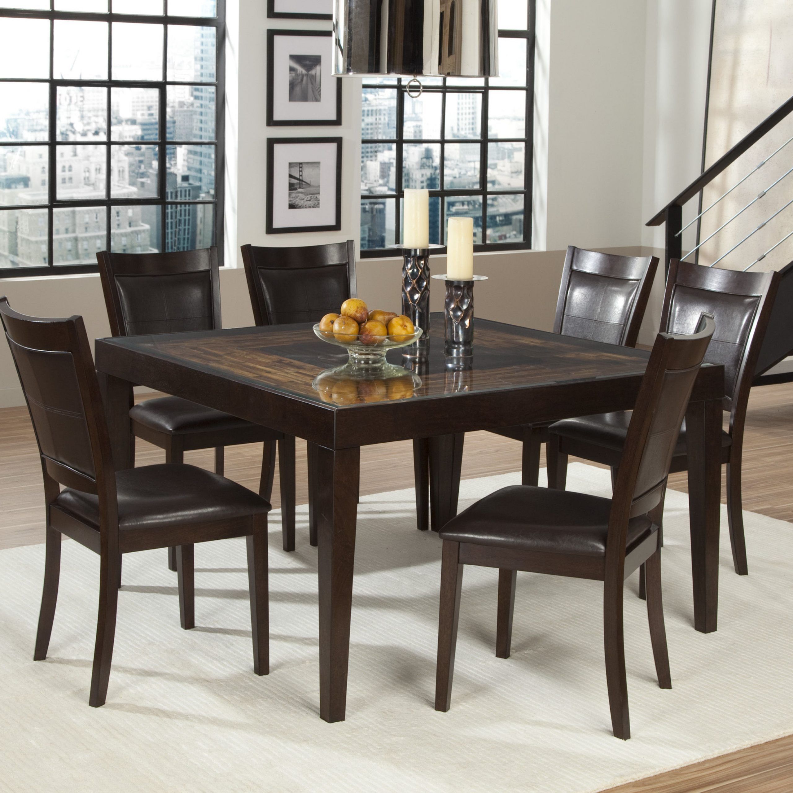 Vincent Chocolate/Dark Brown Wood Dining Table | The Throughout Most Recent Dark Hazelnut Dining Tables (View 1 of 15)
