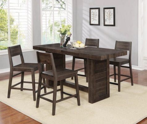 108168 Barnes Coffee 5 Piece Counter Height Table Set Inside 5 Piece Coffee Tables (View 13 of 15)