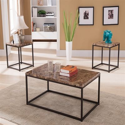 15 3 Piece Marble Coffee Table Set Pictures With 3 Piece Coffee Tables (View 7 of 15)