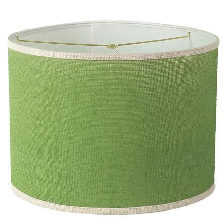 16" Colorful Burlap Drum Shade | Drum Shade, Burlap, Table Inside Light Natural Drum Coffee Tables (View 9 of 15)