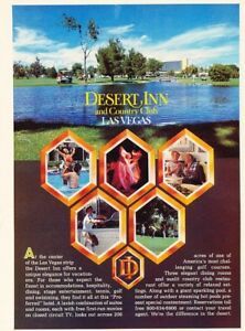 1980 Desert Inn Las Vegas Original Vintage Advertisement Pertaining To Desert Inn Framed Art Prints (View 10 of 15)