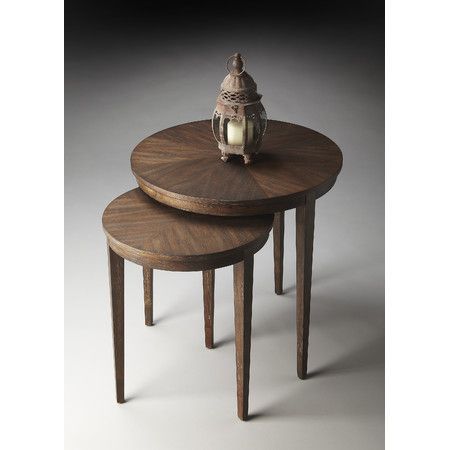 2 Piece Capshaw Nesting Table Set | Nesting Tables, Wood For 2 Piece Round Coffee Tables Set (View 9 of 15)