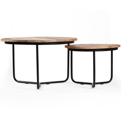 2 Piece Nesting Casa Coffee Table Set | Coffee Table Regarding 2 Piece Modern Nesting Coffee Tables (View 7 of 15)