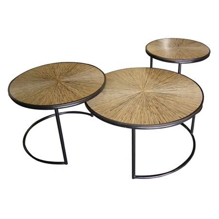 3 Piece Jeffan Loma Nesting Table Set | Coffee Table Inside Nesting Cocktail Tables (View 9 of 15)