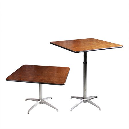 30" X 30" Square Cocktail Table, Round Tables, Rectangular Pertaining To Square Cocktail Tables (View 15 of 15)