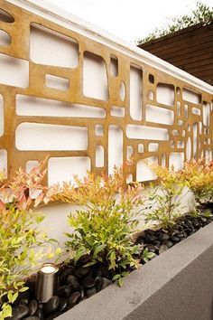 33 Mid Century Modern Privacy Wall Ideas | Mid Century Within Landscape Wall Art (View 4 of 15)