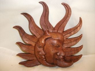 45 Best Wood Carvings Images On Pinterest | Carved Wood Throughout Sun Wood Wall Art (View 6 of 15)