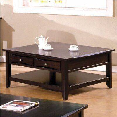 48X48 Square Coffee Table | Wayfair With Regard To 1 Shelf Square Coffee Tables (View 3 of 15)