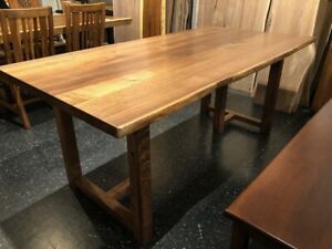 72 X 36 "Top Only" Solid Black Walnut Wood Natural Live For Dark Walnut Drink Tables (View 12 of 15)