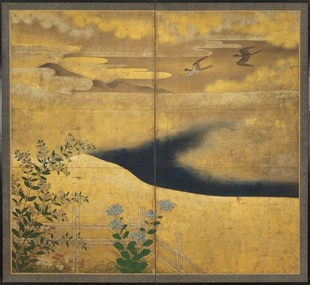 7553 | Japanese Wall Art, Asian Art, Screen Painting In Tokyo Wall Art (View 7 of 15)