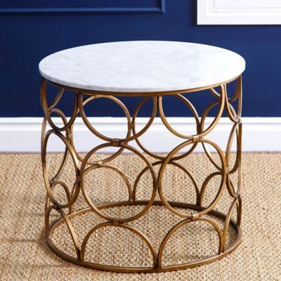 Abbyson Living® Roland Coffee Table In Gold/Marble | Faux Within Faux Marble Coffee Tables (View 14 of 15)