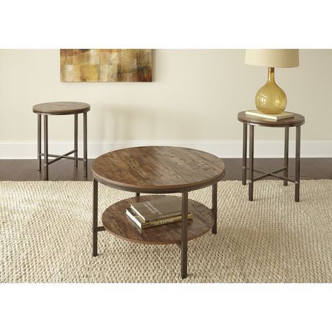 Absher 3 Pieces Coffee Table Set (With Images) | Coffee With Regard To 3 Piece Coffee Tables (View 5 of 15)